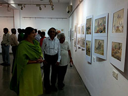 Kalapini Komkali at the exhibition
